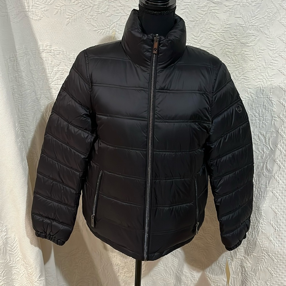 Michael Kors reversible puffer down‎ jacket, size medium, NWT